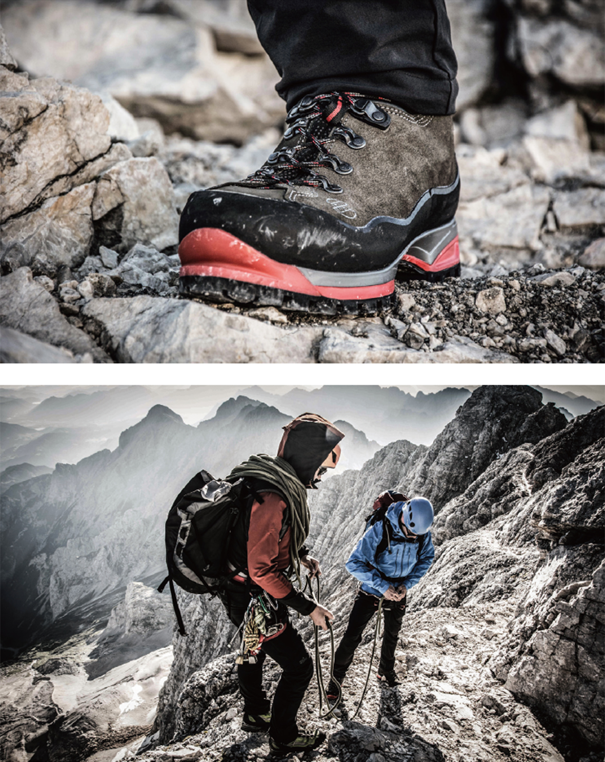世界の一流品 信頼のドイツ・ハンワグ社のオールレザー登山靴 ビブラム ...